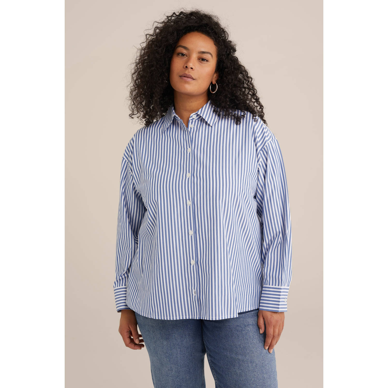WE Fashion blouse blauw