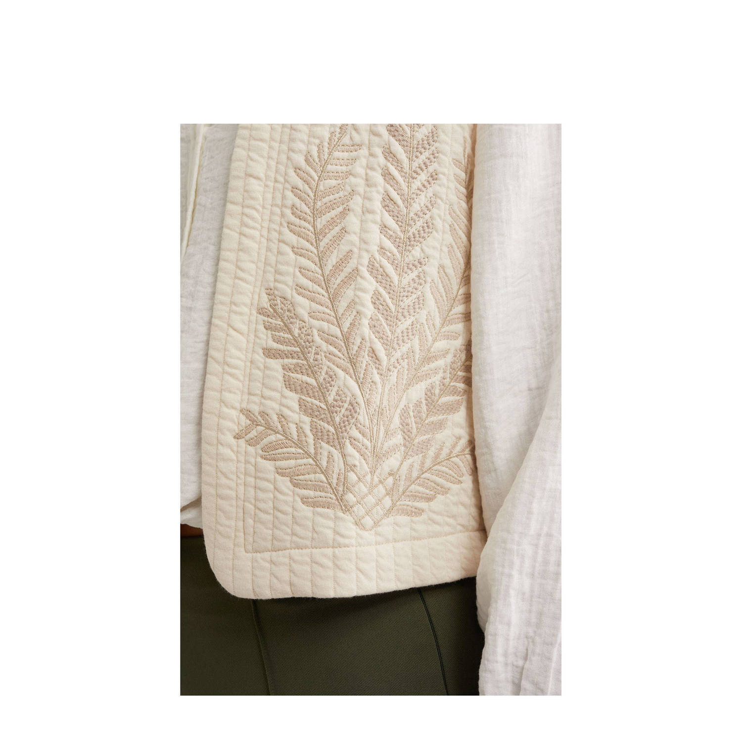 WE Fashion gilet ecru