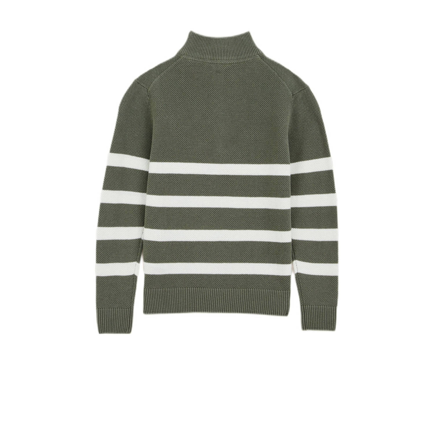 WE Fashion Blue Ridge schipperstrui groen