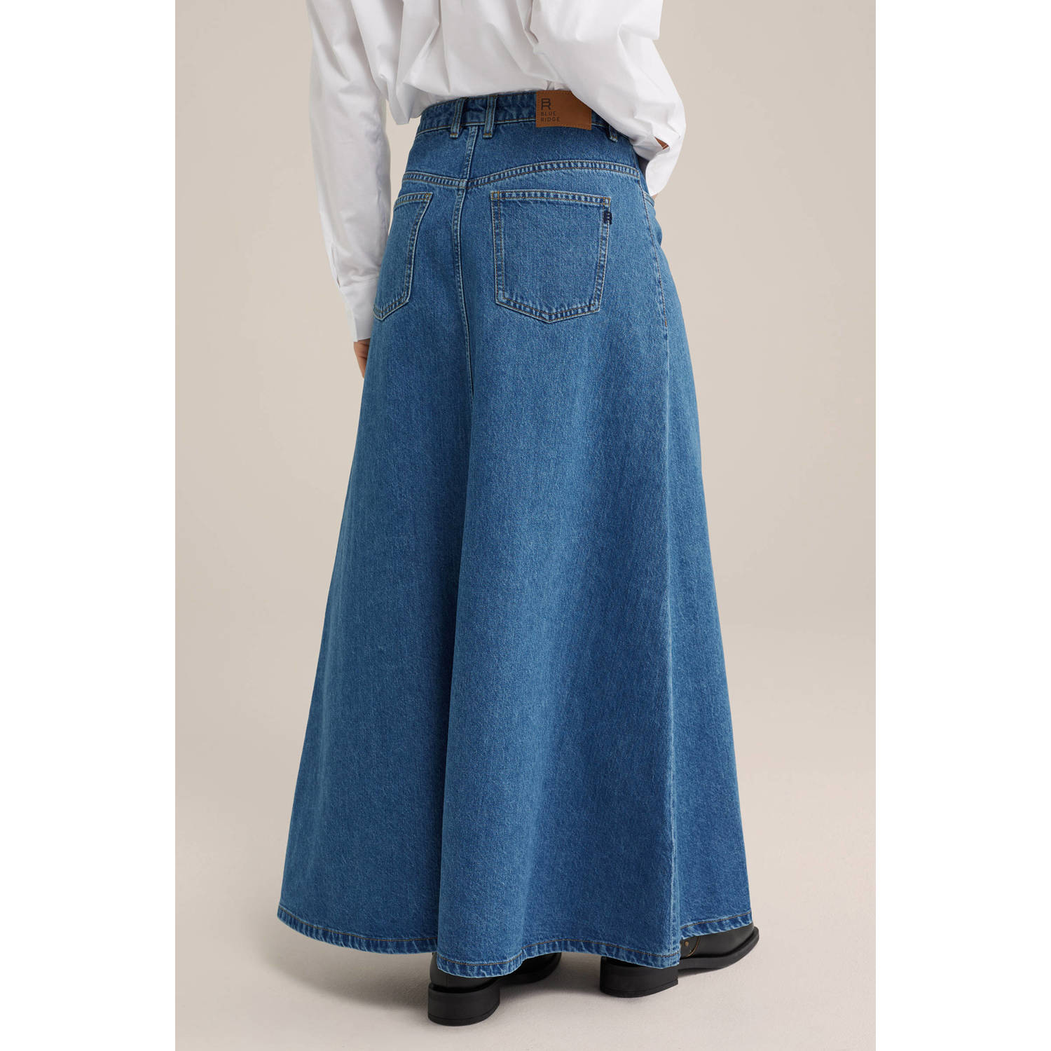 WE Fashion Blue Ridge spijkerrok medium blue denim