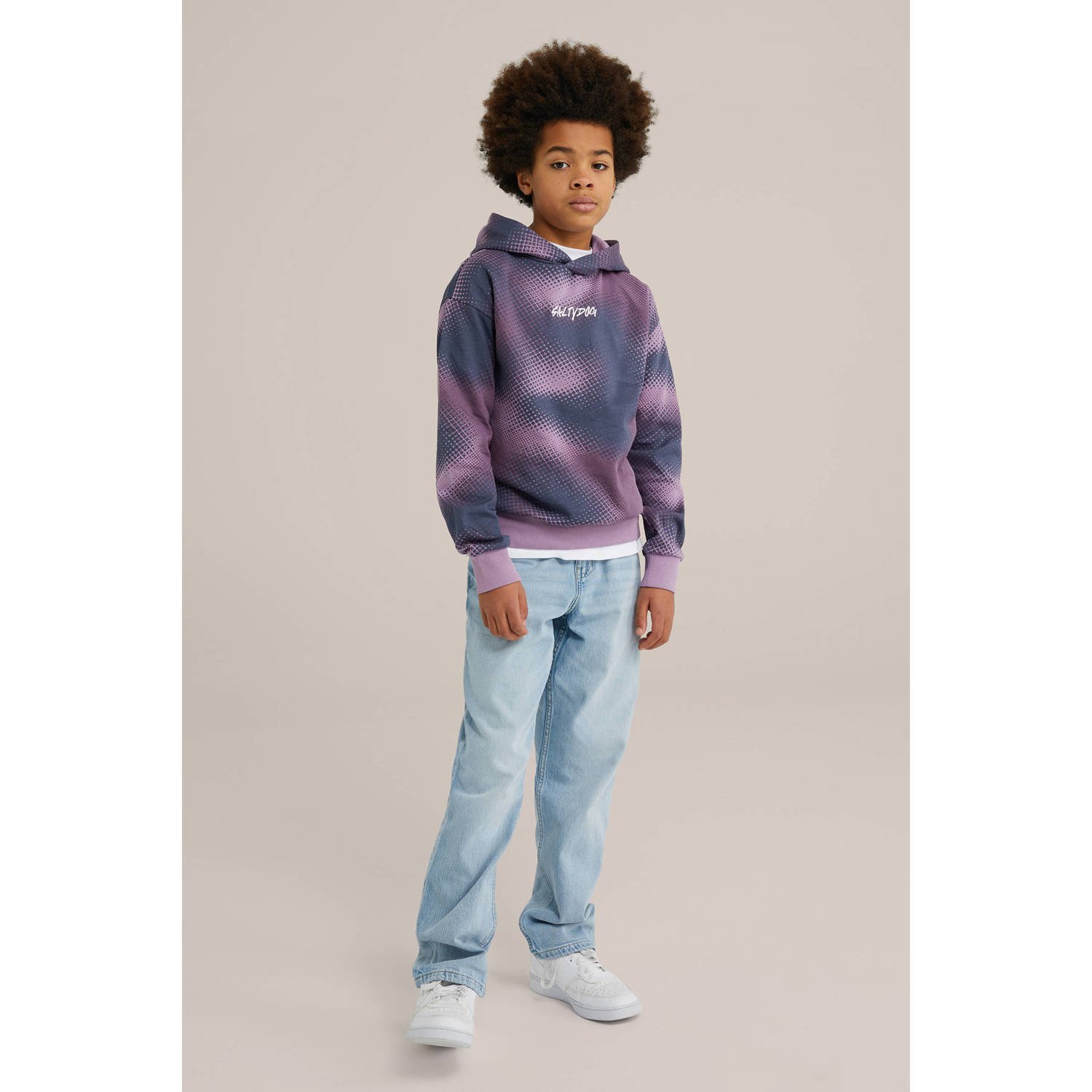 WE Fashion sweater paars