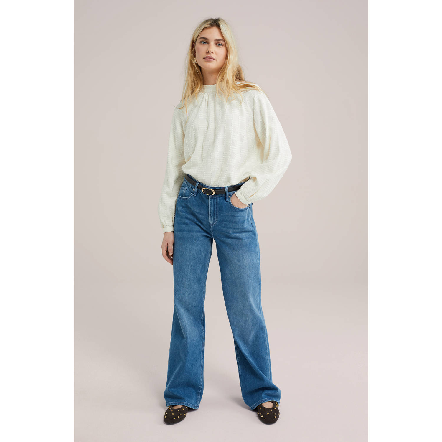 WE Fashion blousetop ecru
