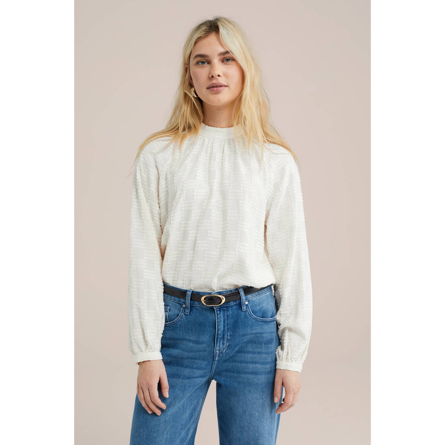WE Fashion blousetop ecru
