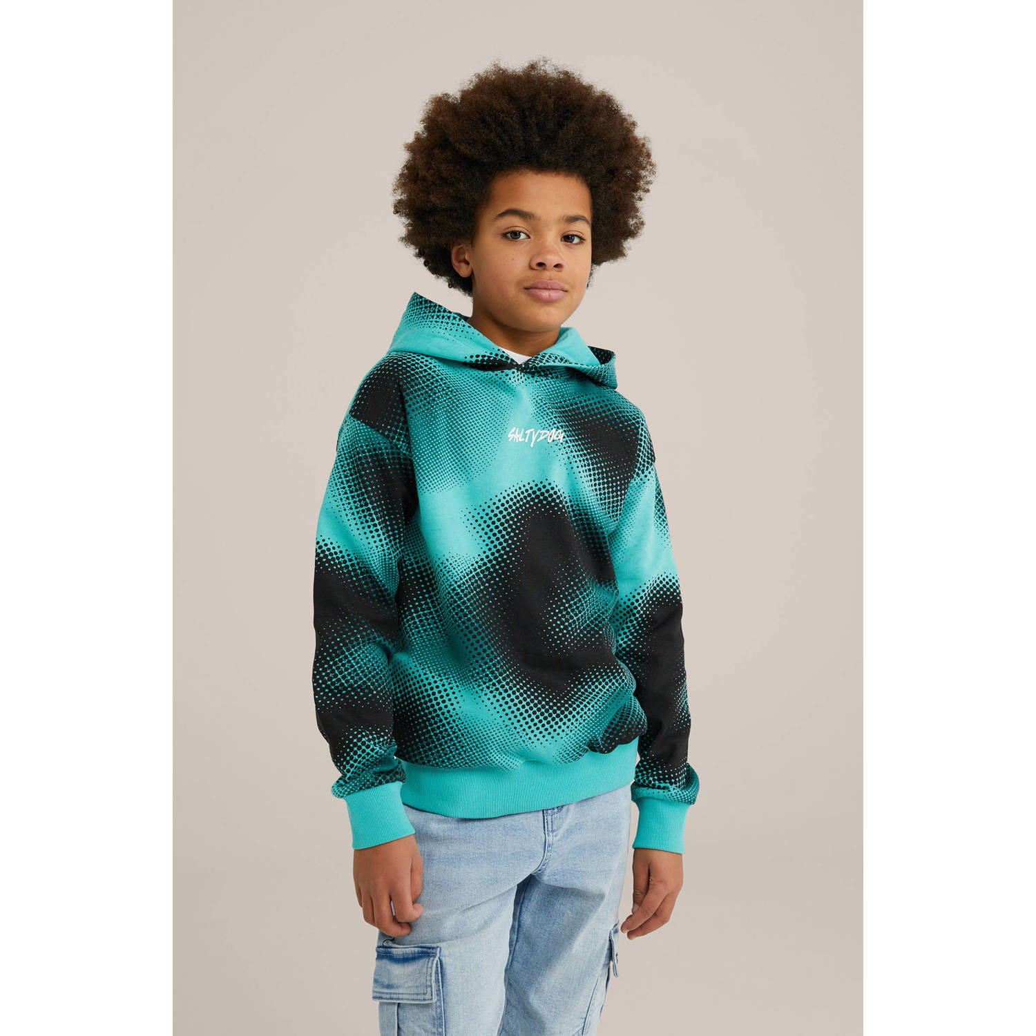 WE Fashion sweater blauw
