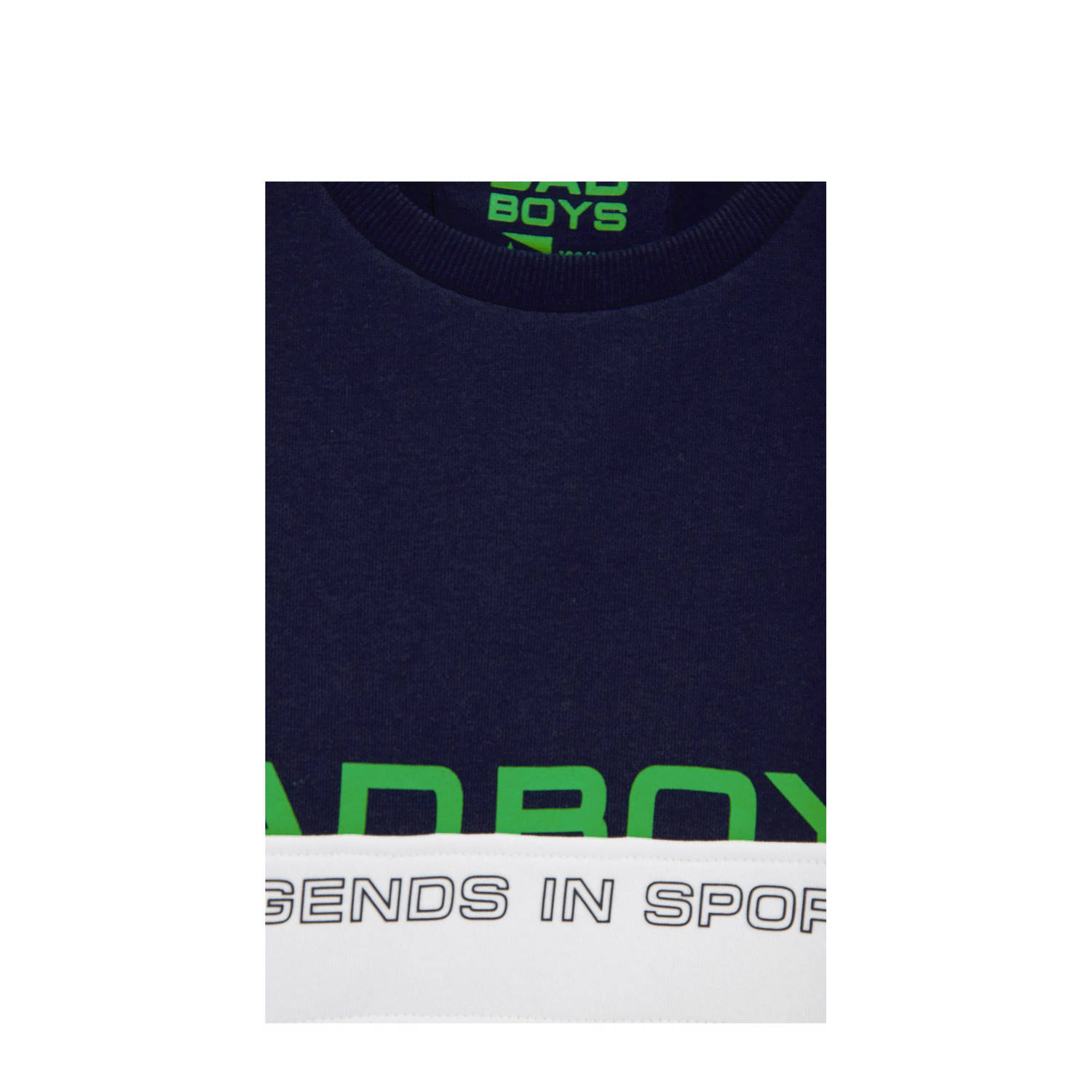 WE Fashion Bad Boys sweater groen