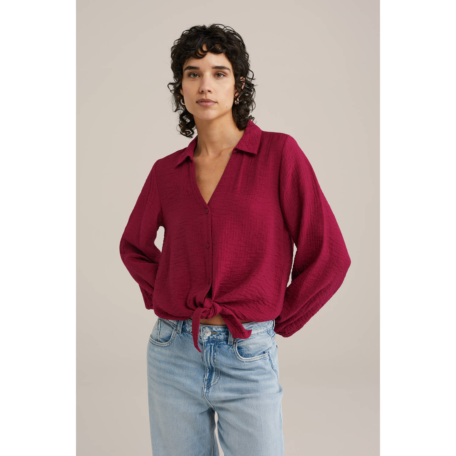 WE Fashion blouse rood