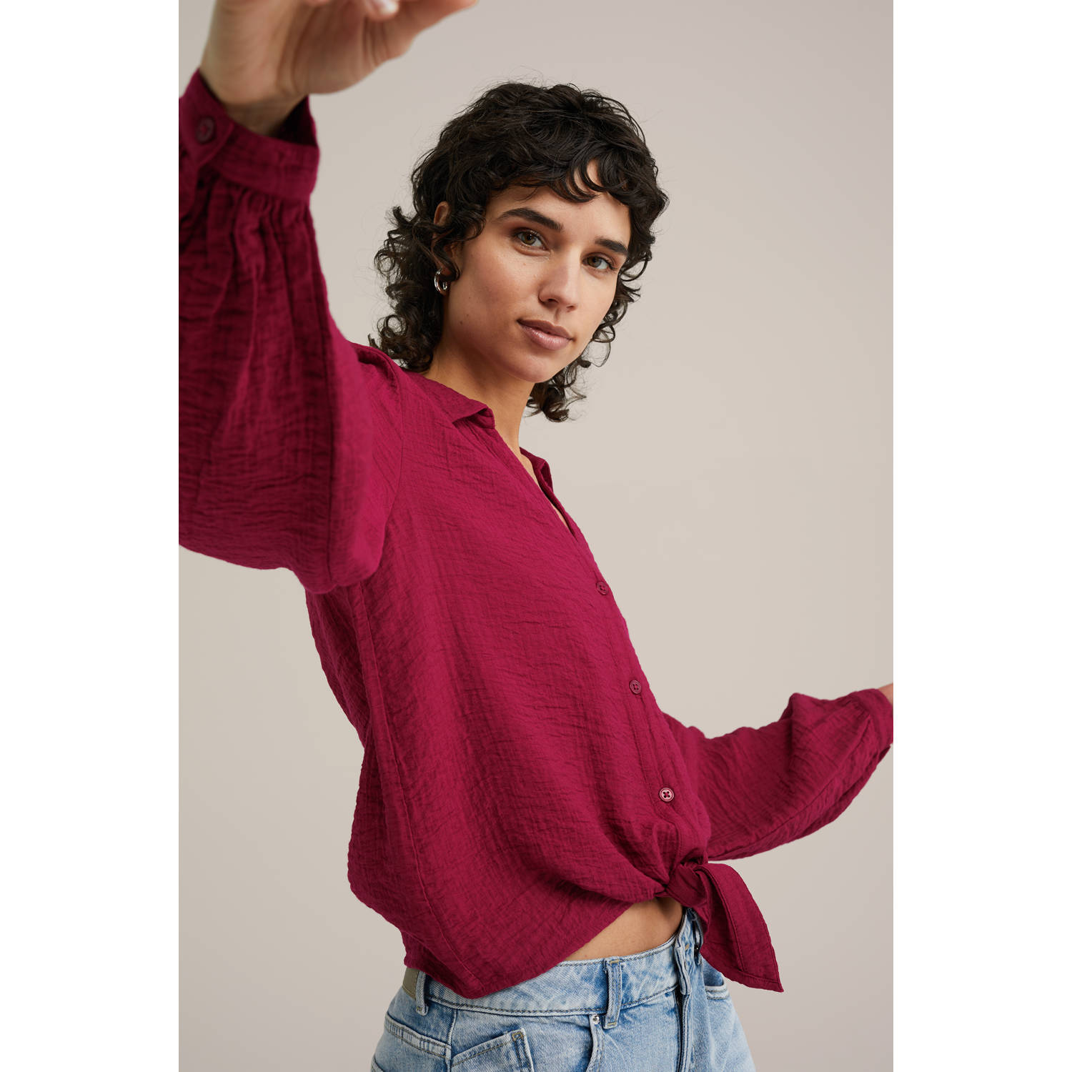 WE Fashion blouse rood