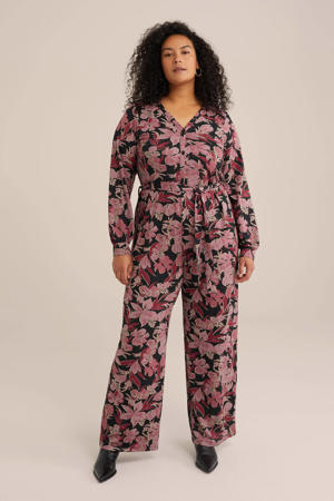 straight jumpsuit oudroze