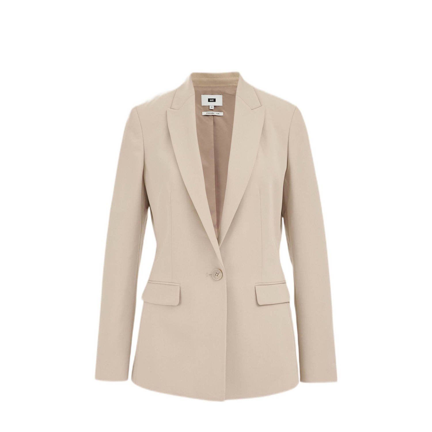 WE Fashion getailleerde blazer beige