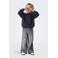 KIDS ONLY MINI sweater met backprint donkerblauw