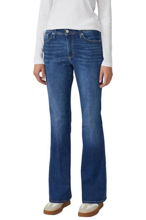 regular waist bootcut jeans medium blue denim