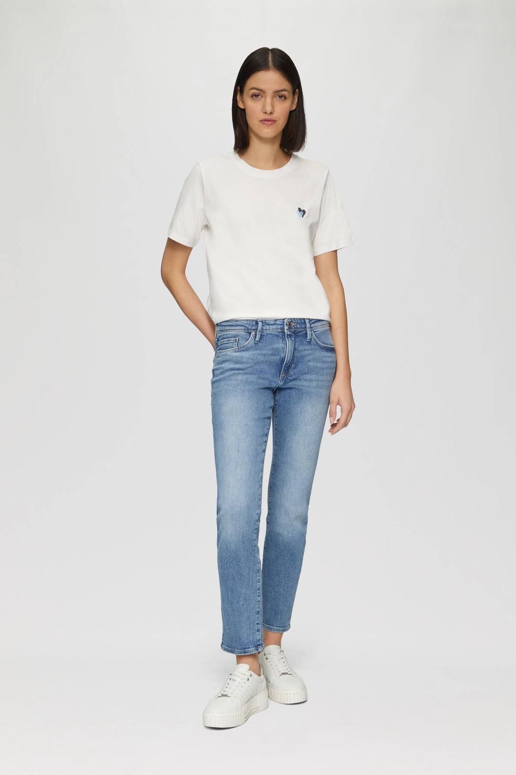 s.Oliver regular waist slim fit jeans medium blue denim