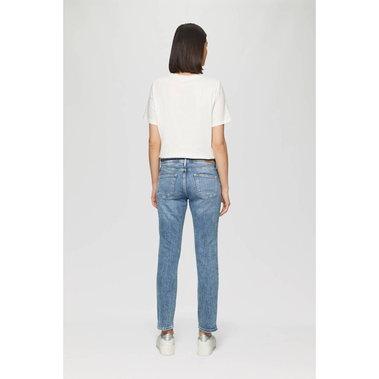 s.Oliver regular waist slim fit jeans medium blue denim