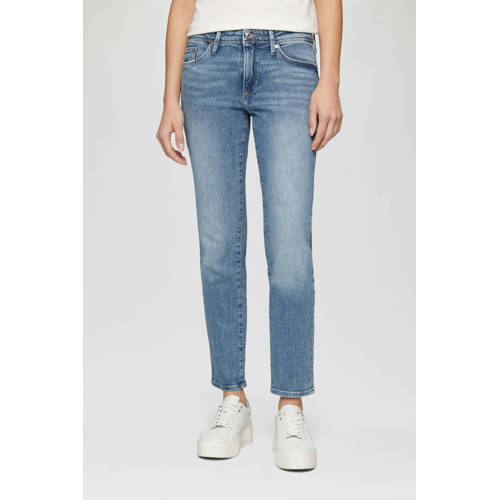 s.Oliver regular waist slim fit jeans medium blue denim afbeelding