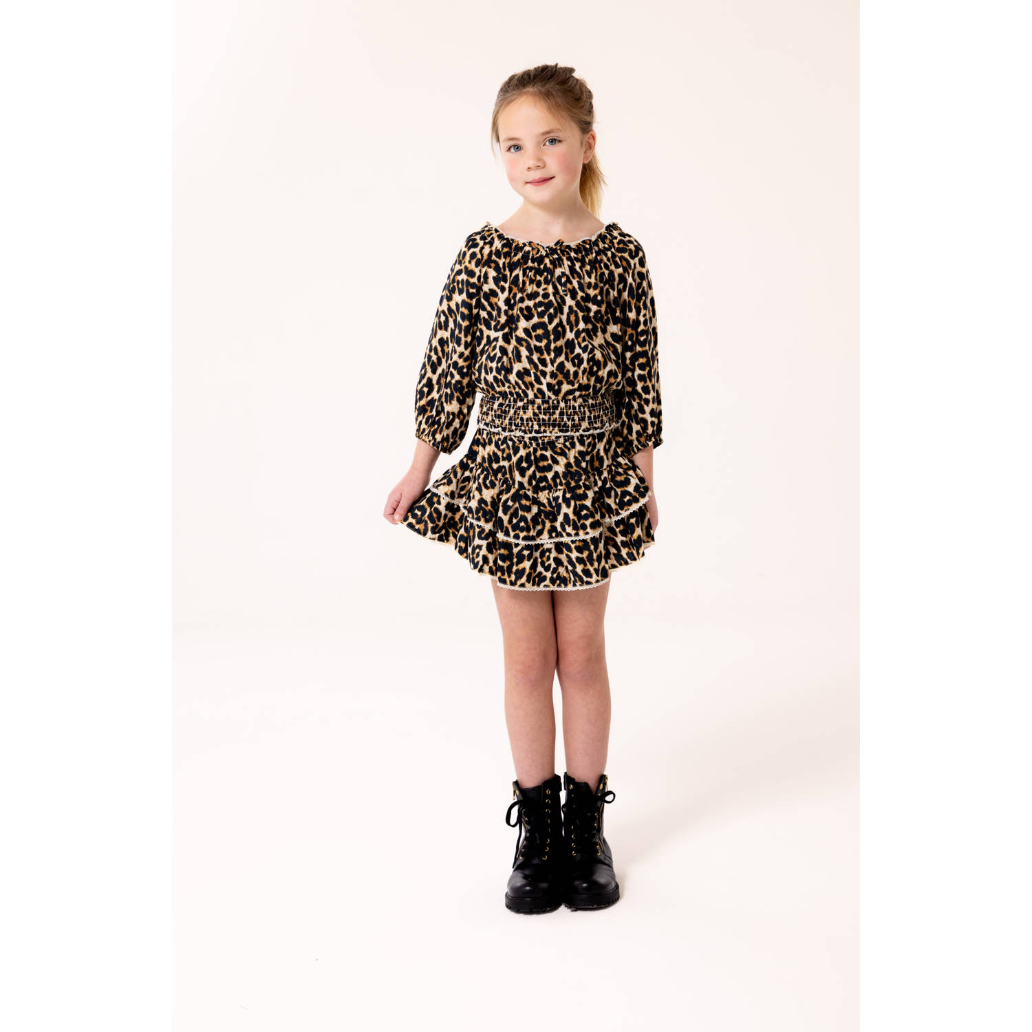 KIDS ONLY Zomerrok KOGGLOW LIFE TAPED EDGE SKORT AOP WVN