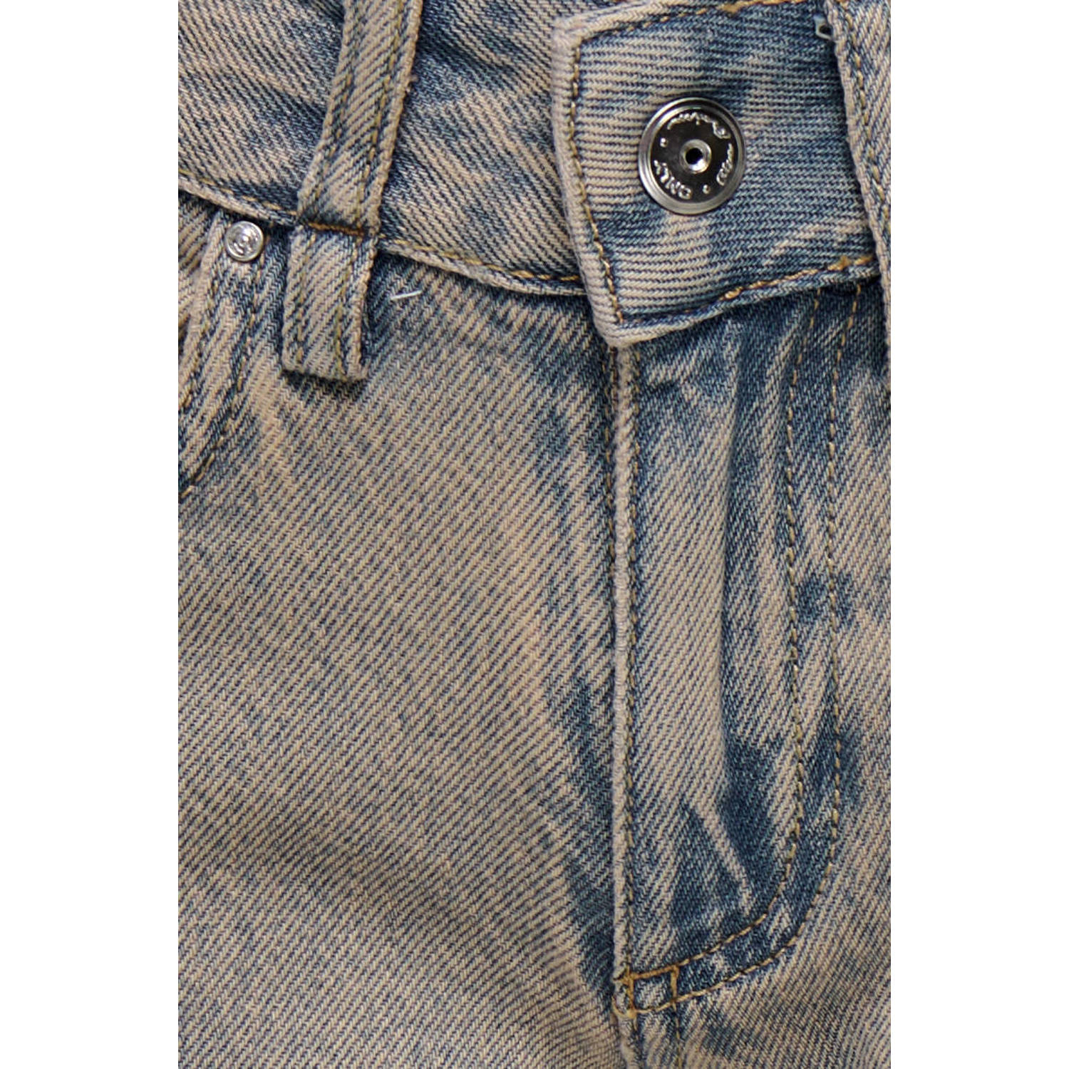 ONLY KIDS GIRL wide leg high waist jeans light blue denim