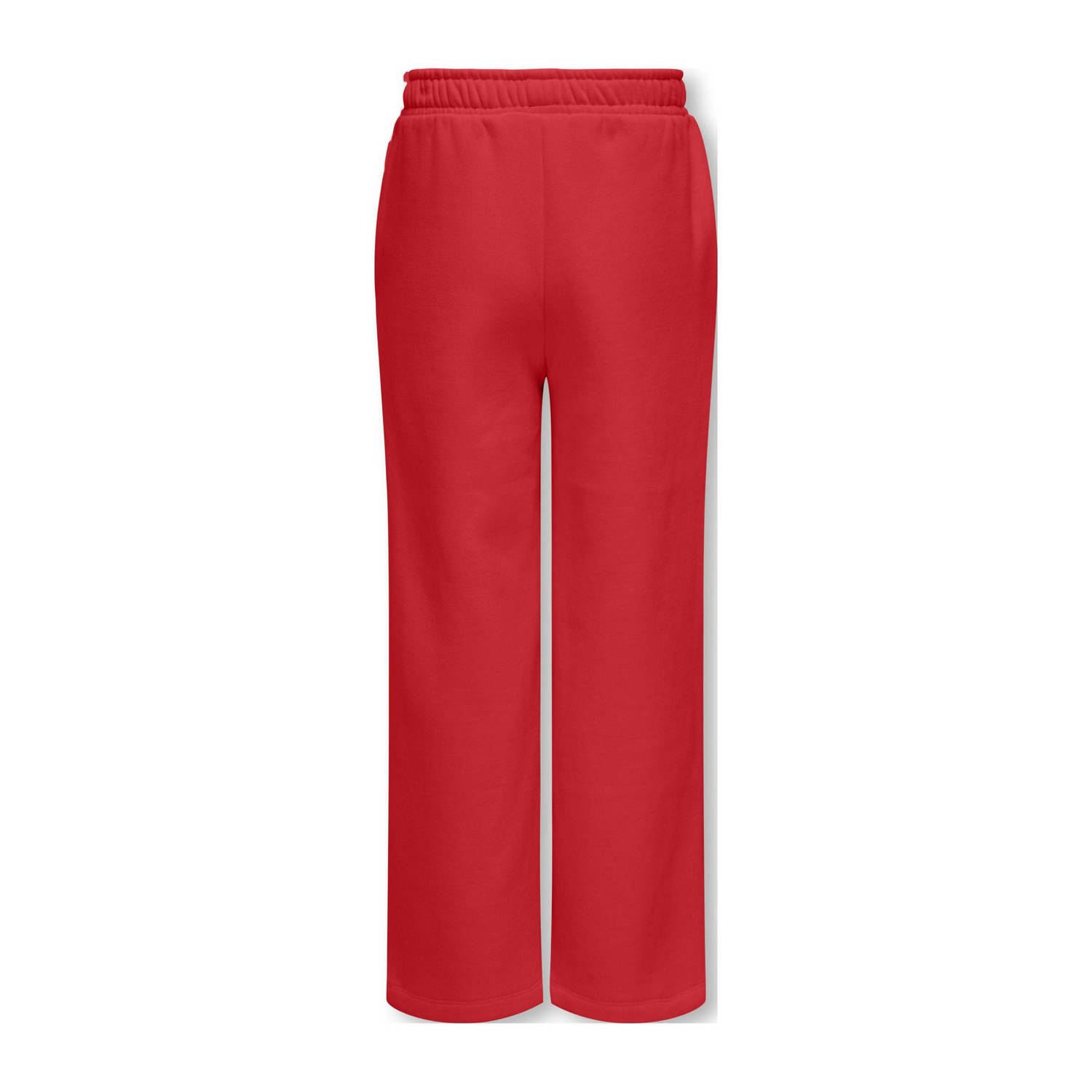 ONLY KIDS GIRL wide leg sweatpant rood