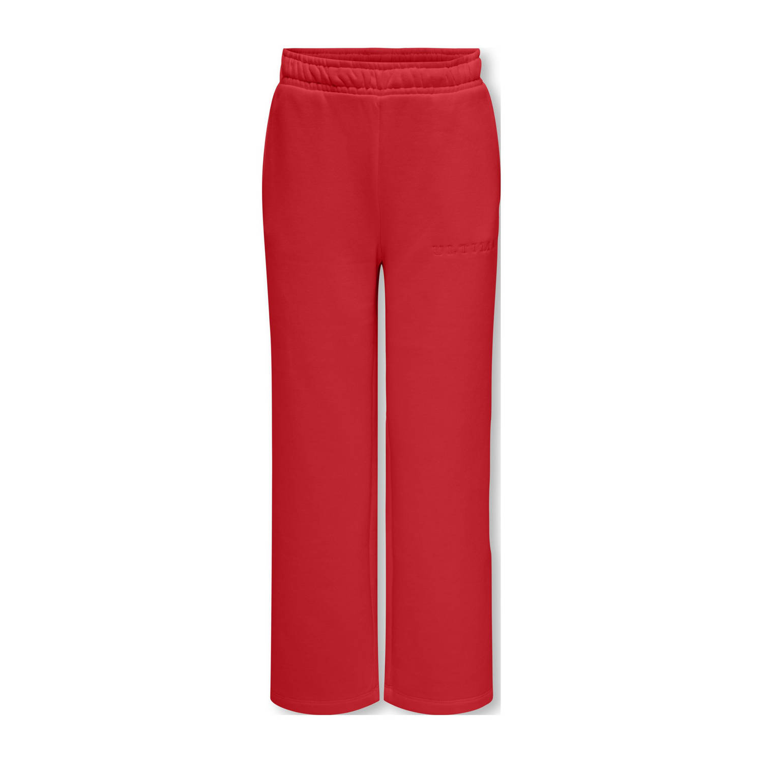 ONLY KIDS GIRL wide leg sweatpant rood