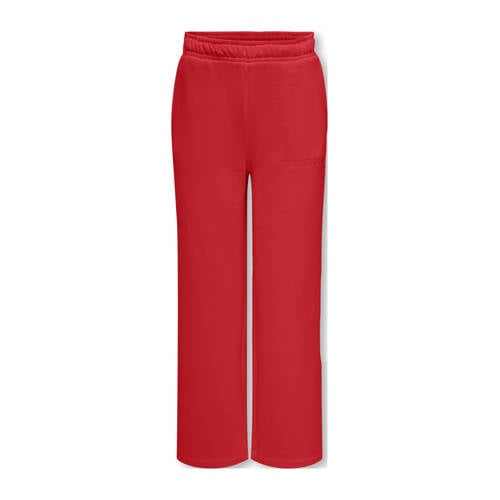 KIDS ONLY GIRL wide leg sweatpants rood afbeelding