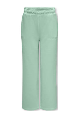 wide leg sweatpant groen