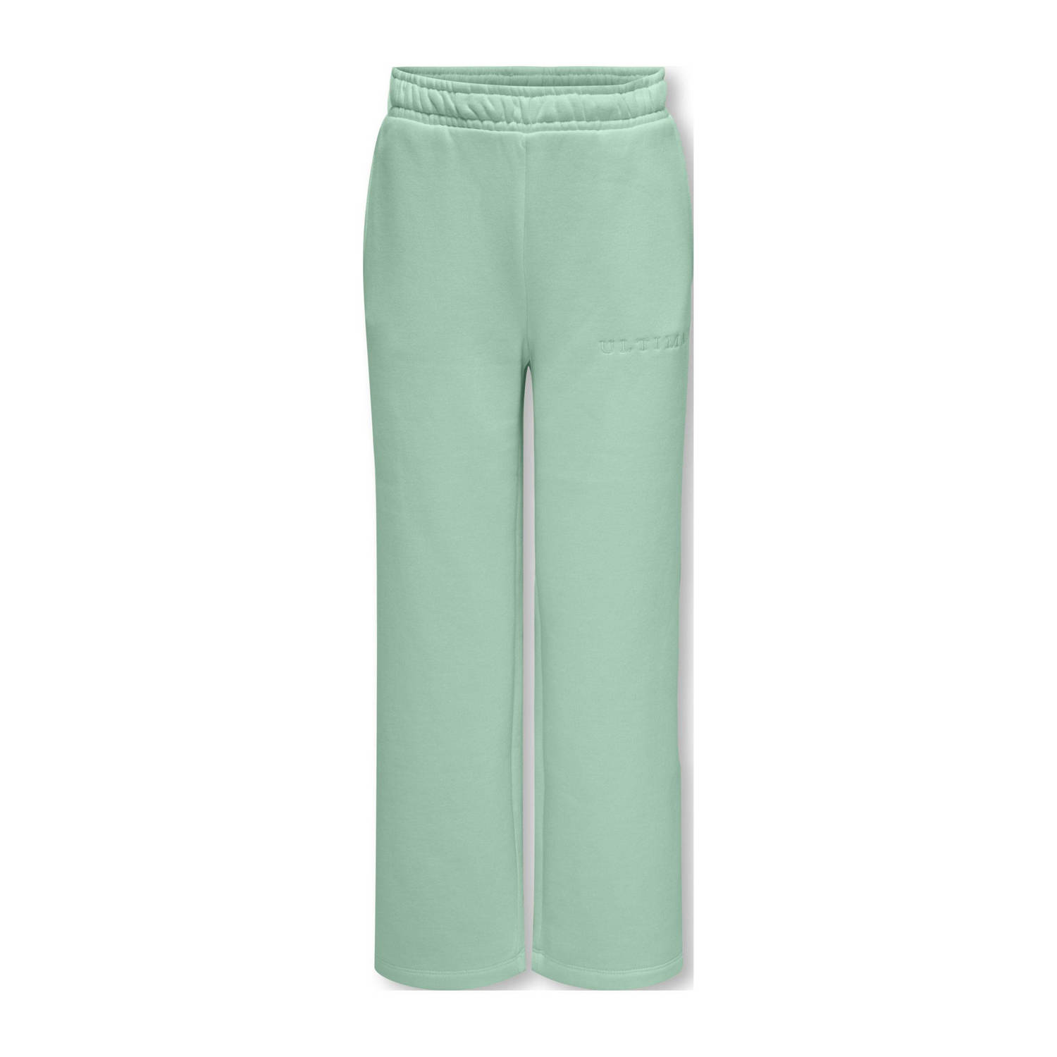 ONLY KIDS GIRL wide leg sweatpant groen
