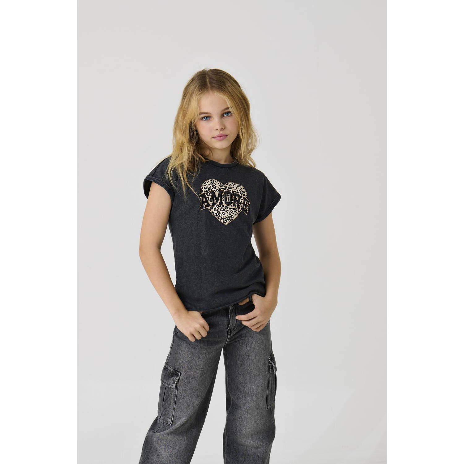 ONLY KIDS GIRL T-shirt zwart