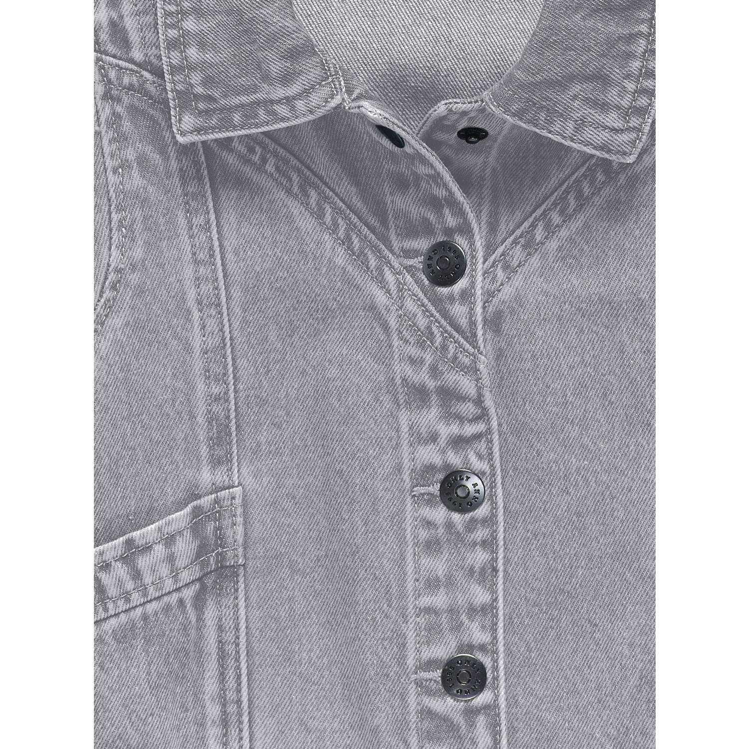 ONLY KIDS GIRL gilet light grey denim