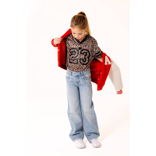 KIDS ONLY GIRL bomberjack rood/wit afbeelding