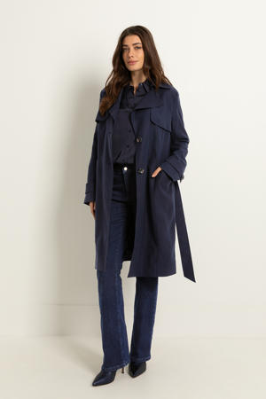trenchcoat donkerblauw
