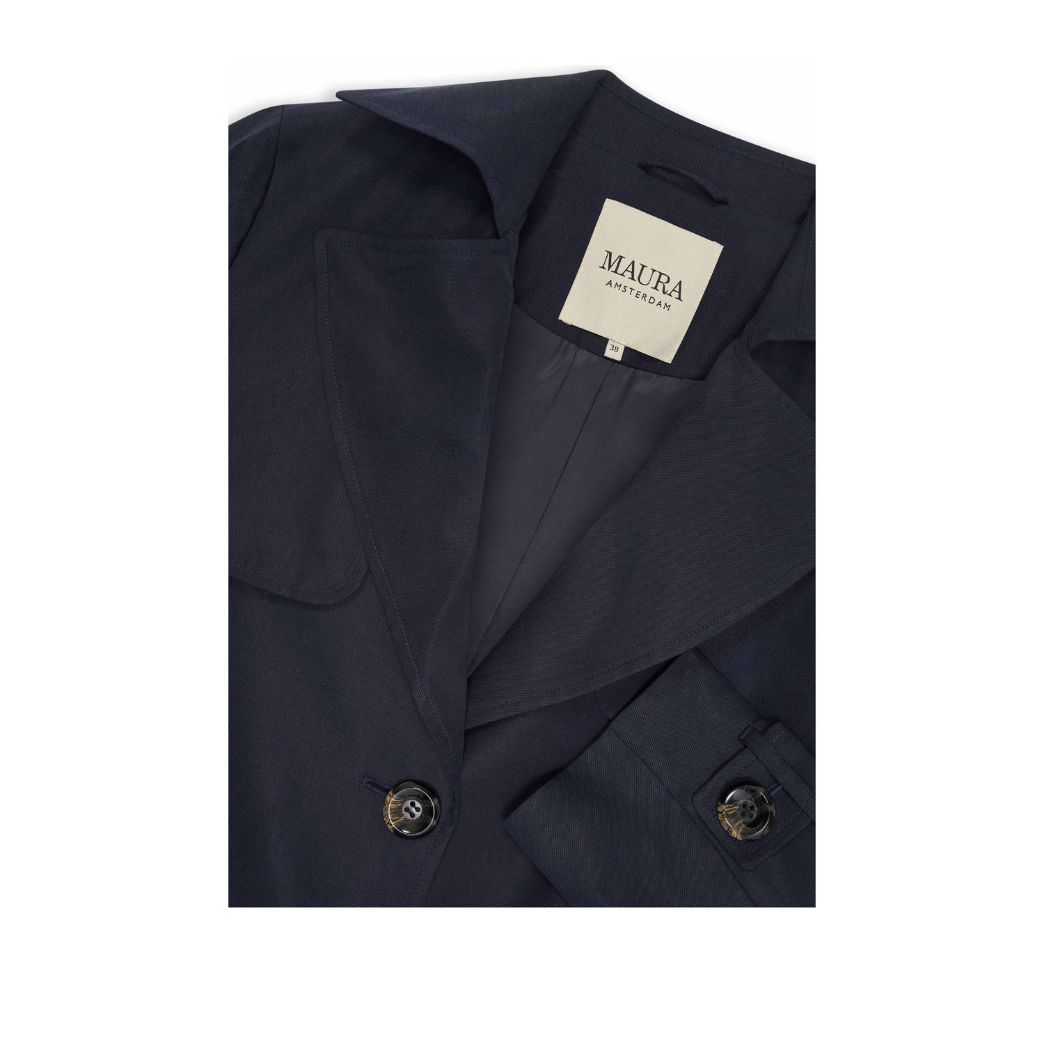 Claudia Sträter Maura by Claudia Strater trenchcoat donkerblauw
