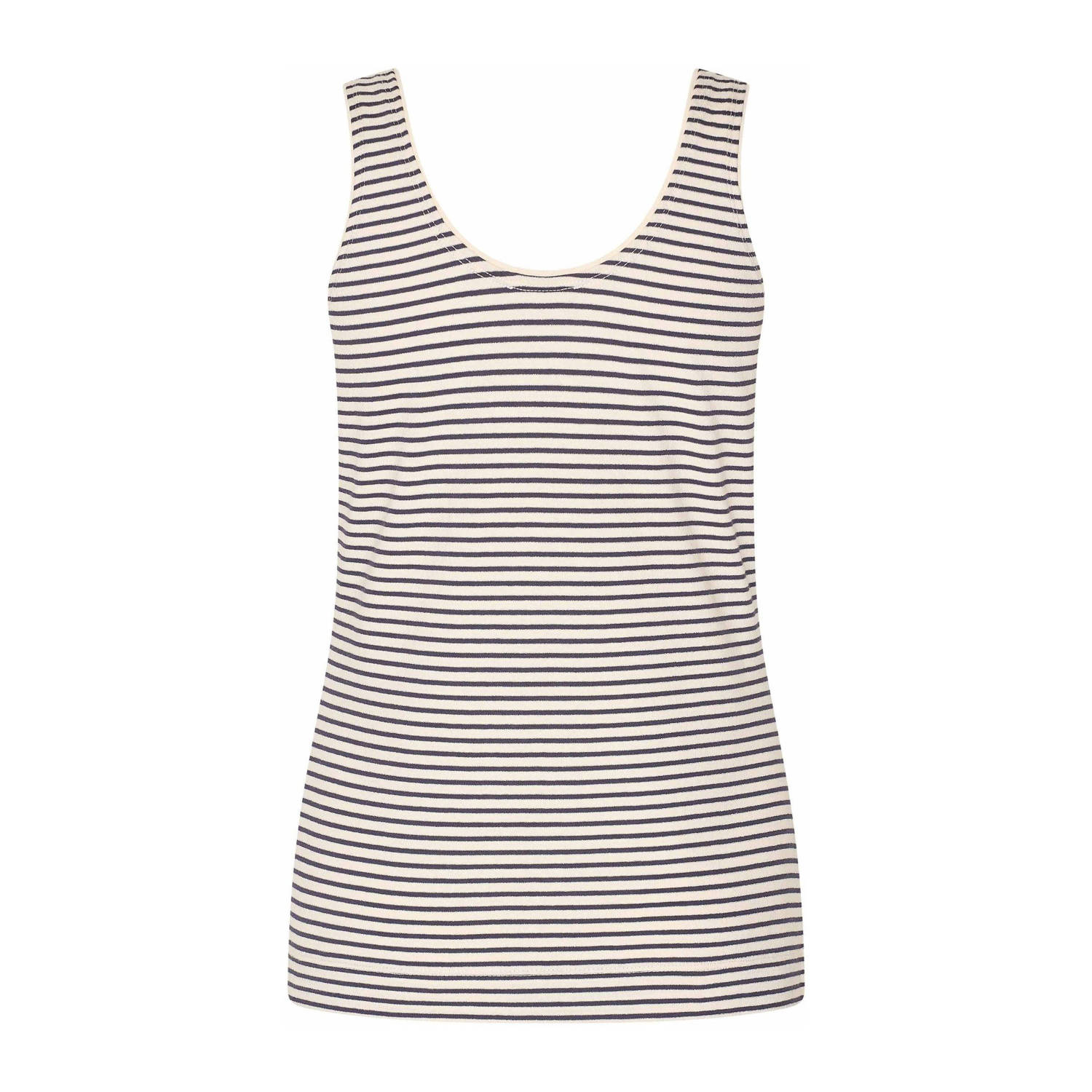 Claudia Sträter CLAUDIA BY CLAUDIA STRÄTER top ecru blauw