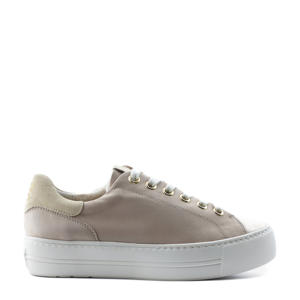   suède sneakers beige