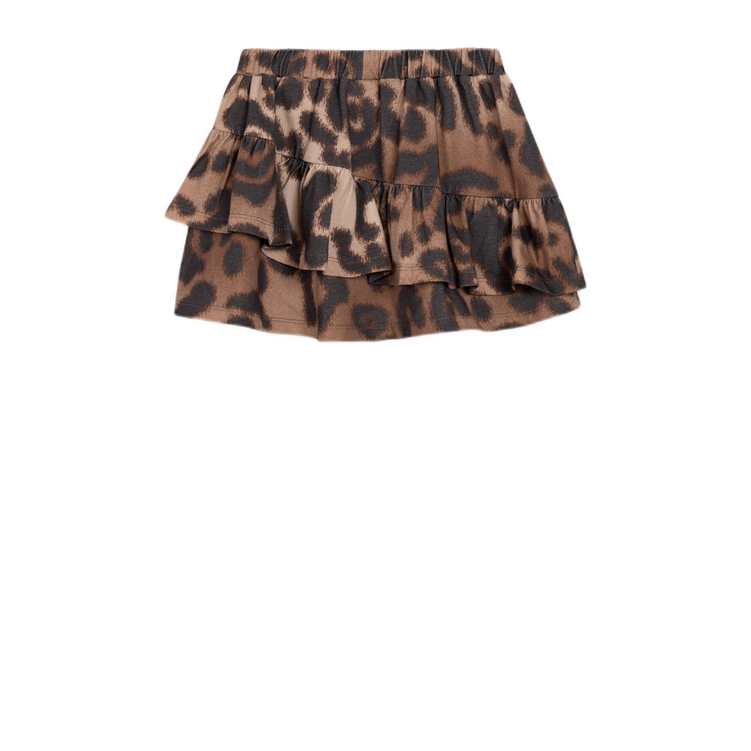 Alix the Label Alix Mini strokenrok bruin