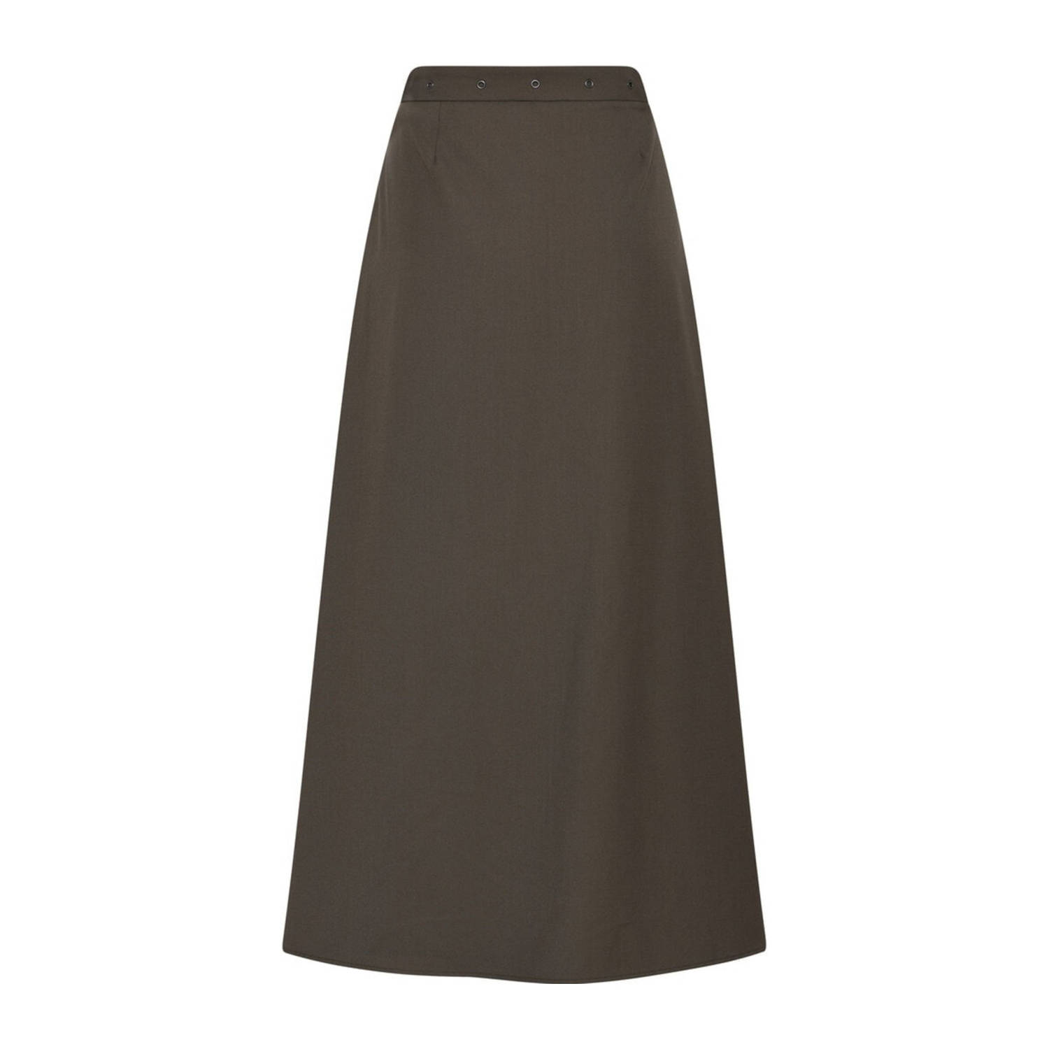 Bruuns Bazaar maxi rok donkerbruin