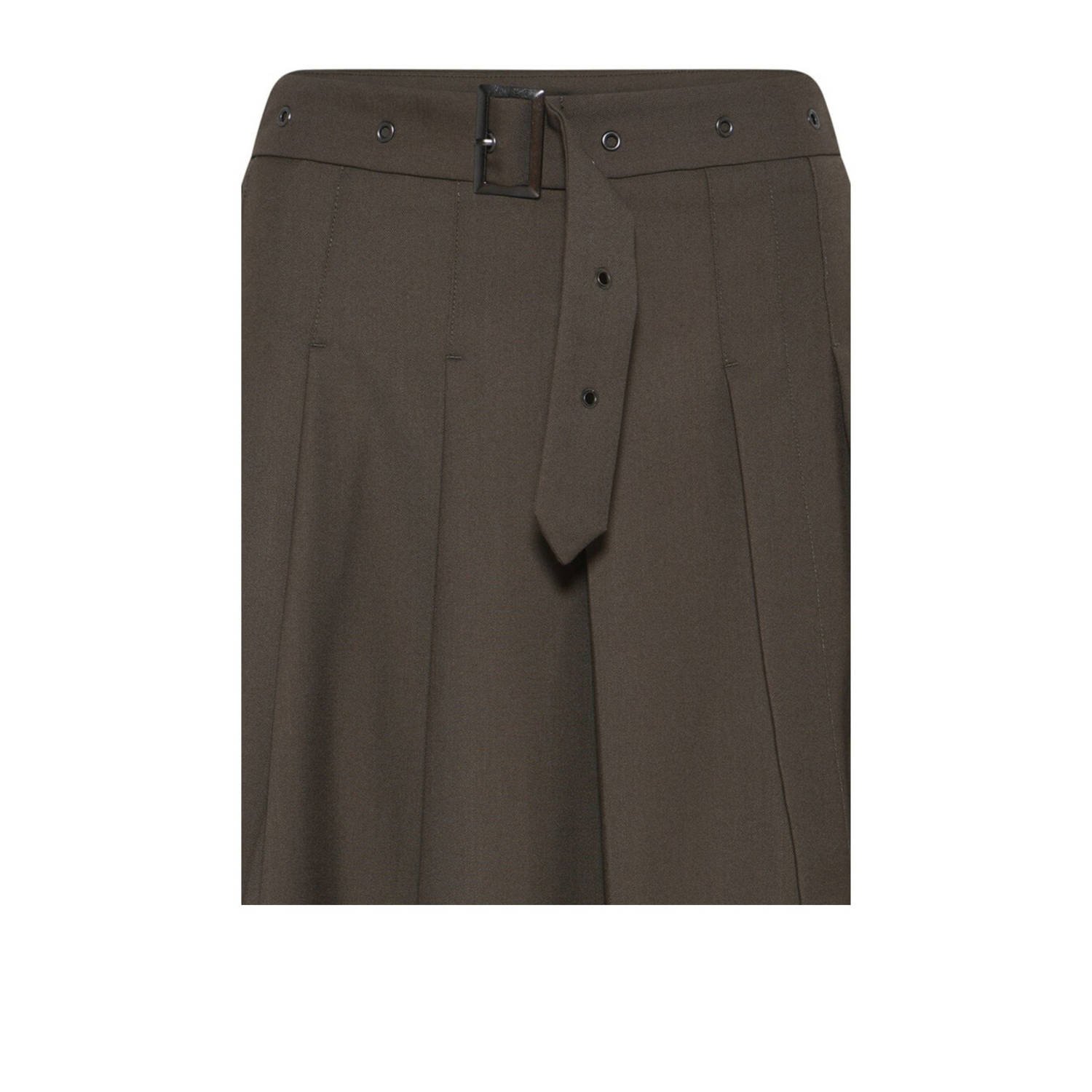 Bruuns Bazaar maxi rok donkerbruin