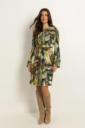 midi jurk multi