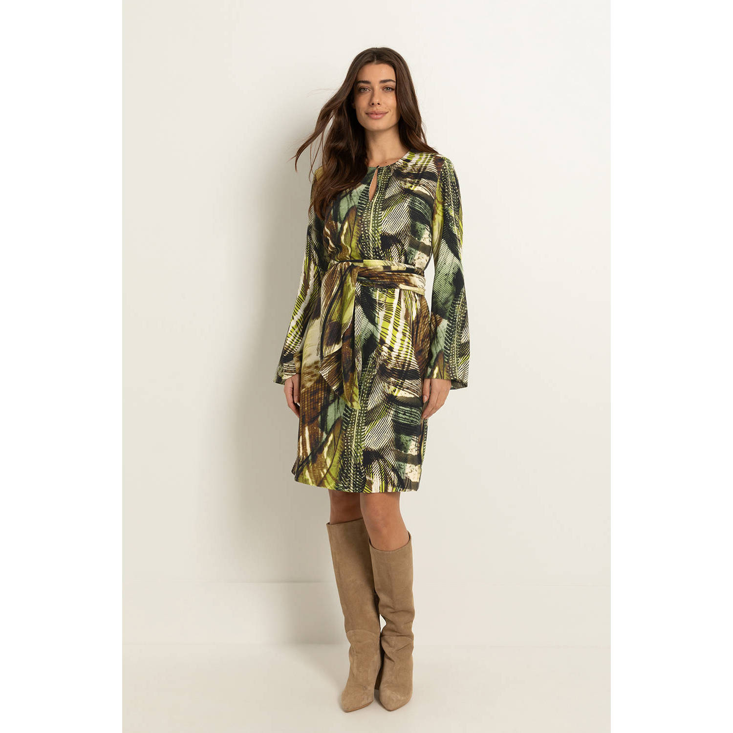 Claudia Sträter midi jurk multi
