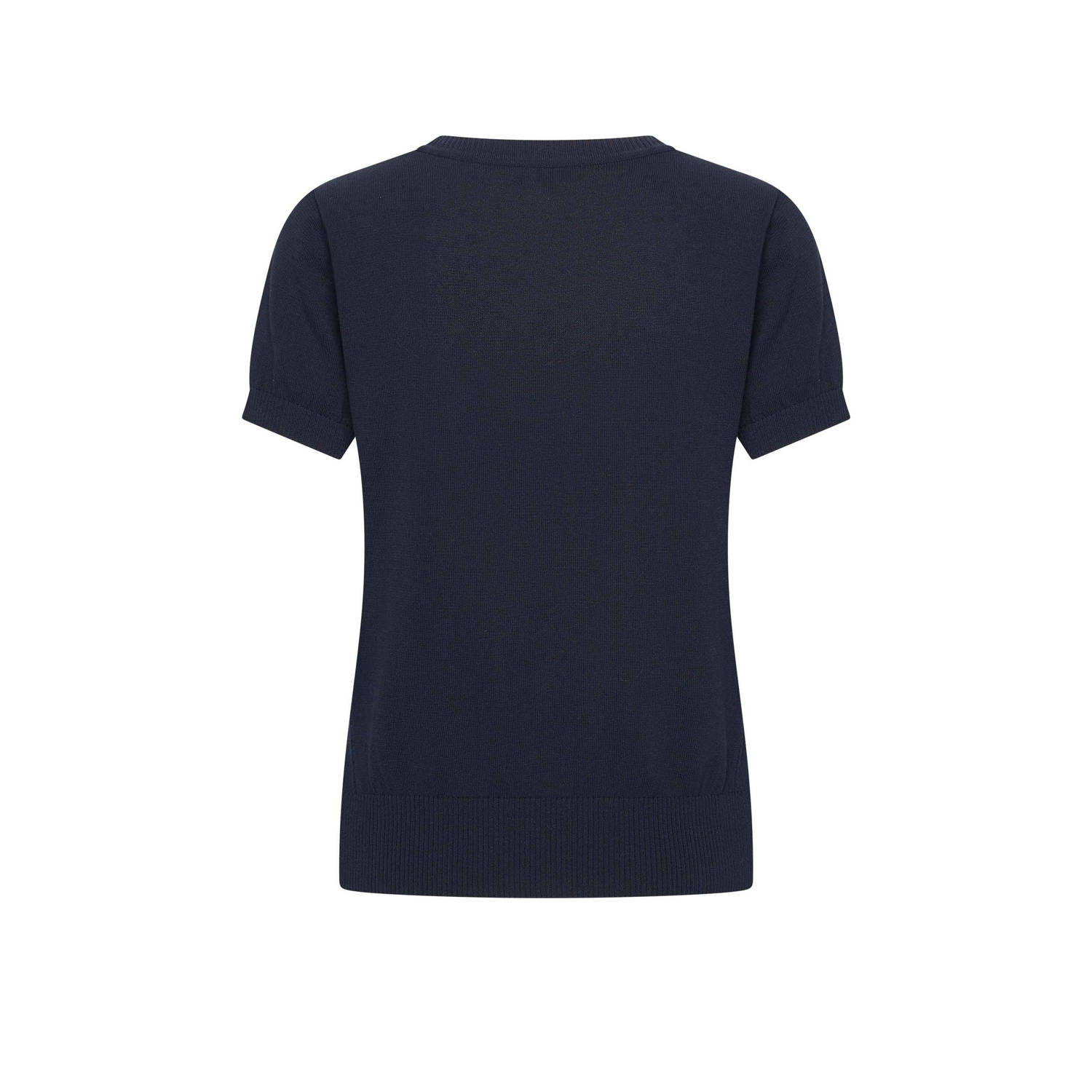 Claudia Sträter top donkerblauw