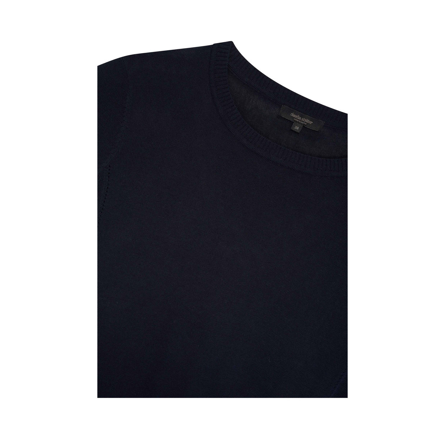 Claudia Sträter top donkerblauw
