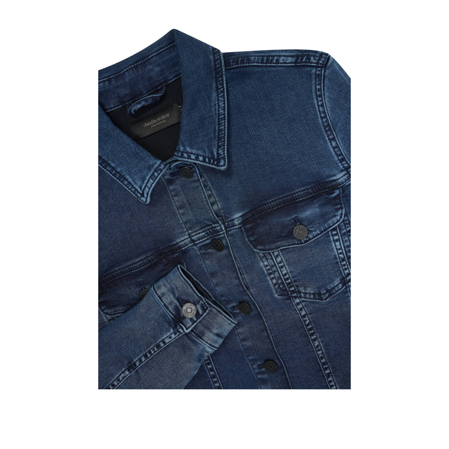 Claudia Sträter spijkerjas dark blue denim