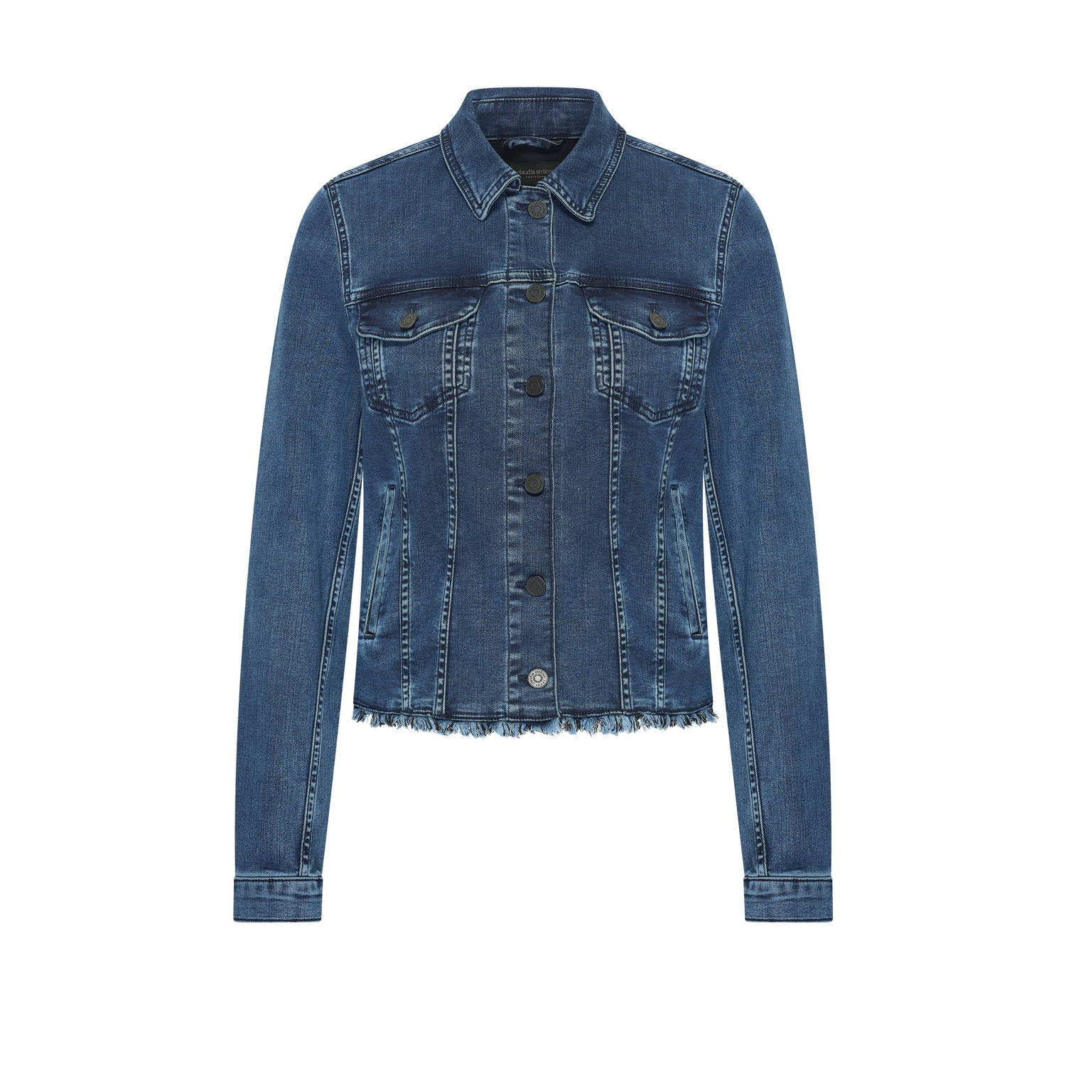 Claudia Sträter spijkerjas dark blue denim