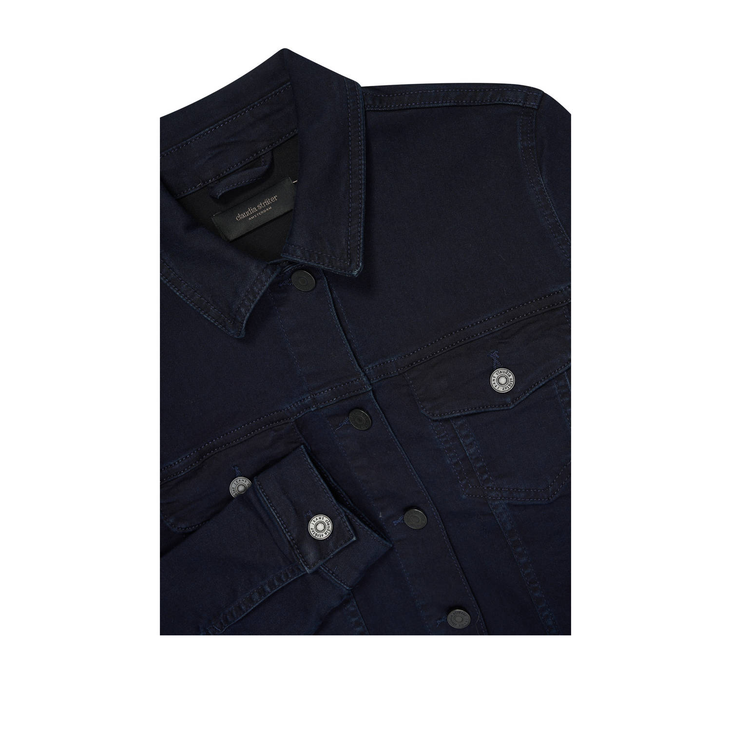 Claudia Sträter spijkerjas dark blue denim