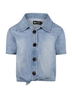 blouse light blue denim