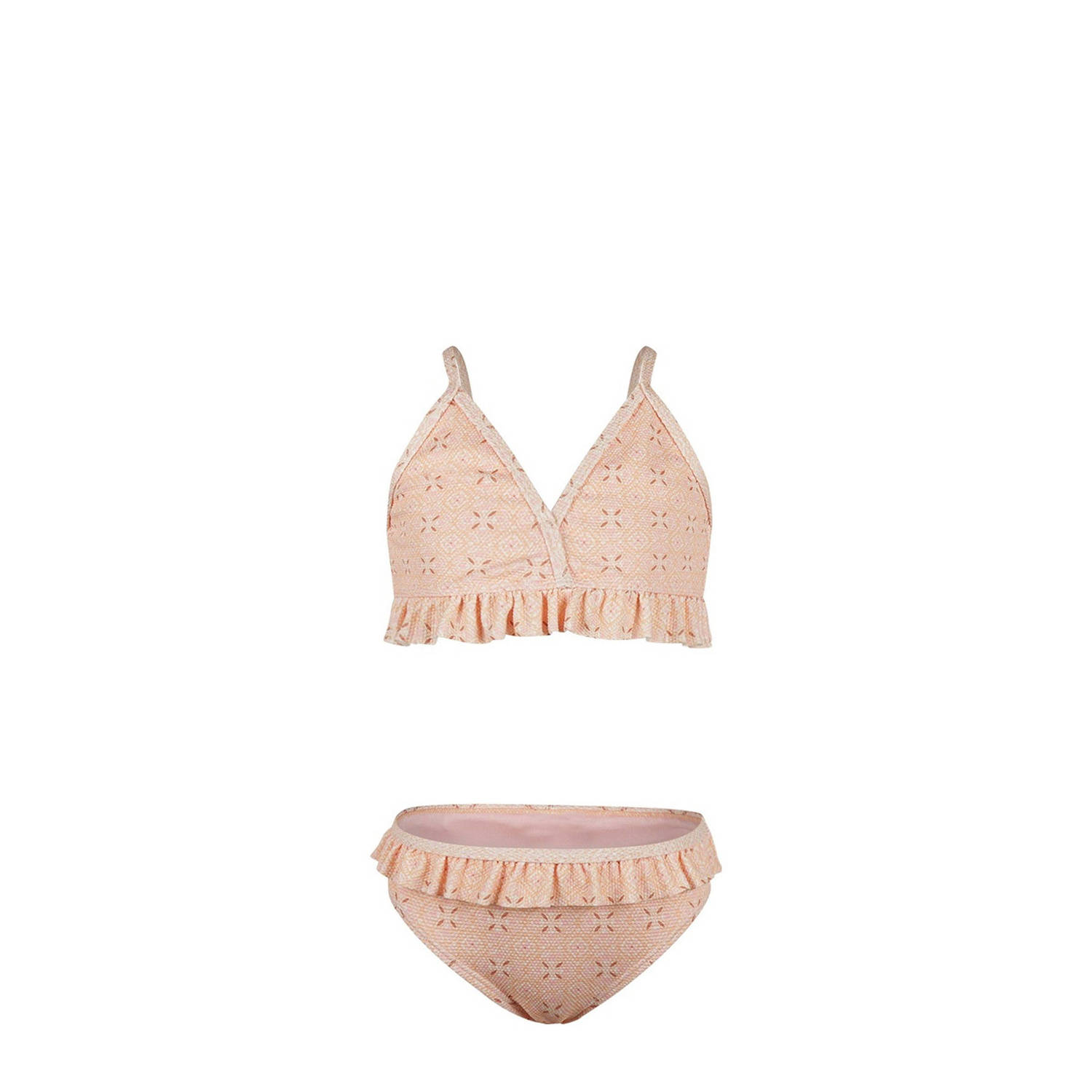No Way Monday bikini perzik beige wit
