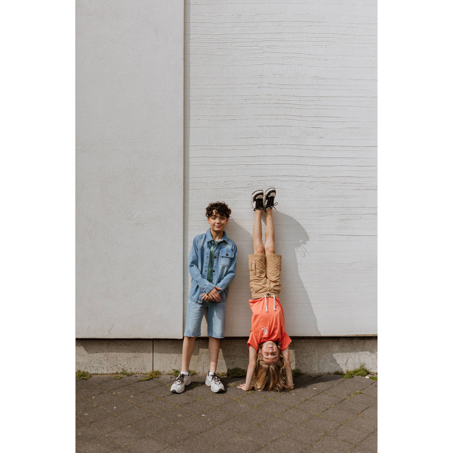 No Way Monday denim short medium blue denim