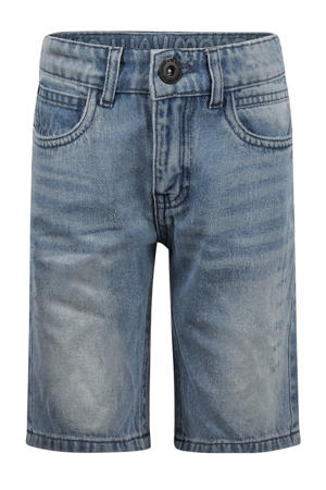 denim short medium blue denim