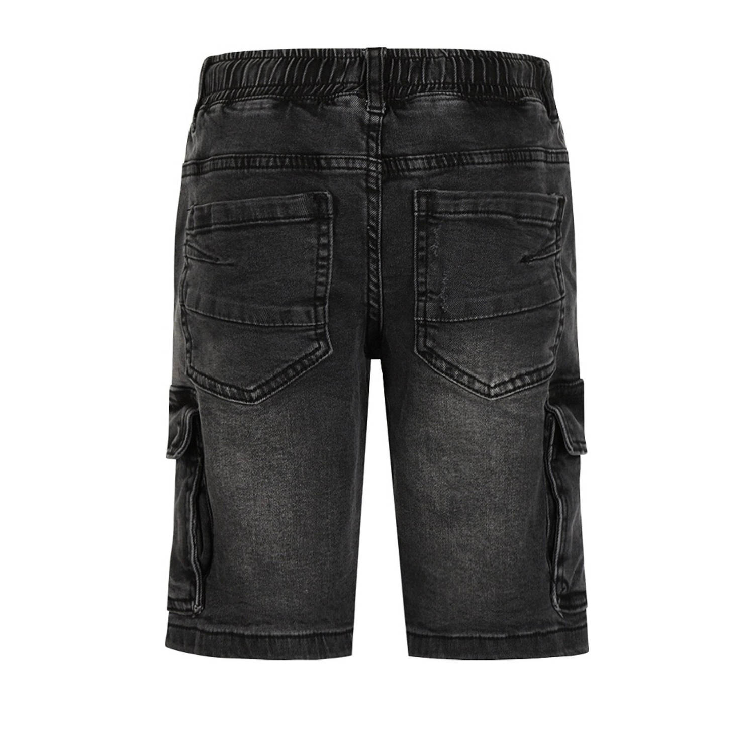 No Way Monday denim short black denim