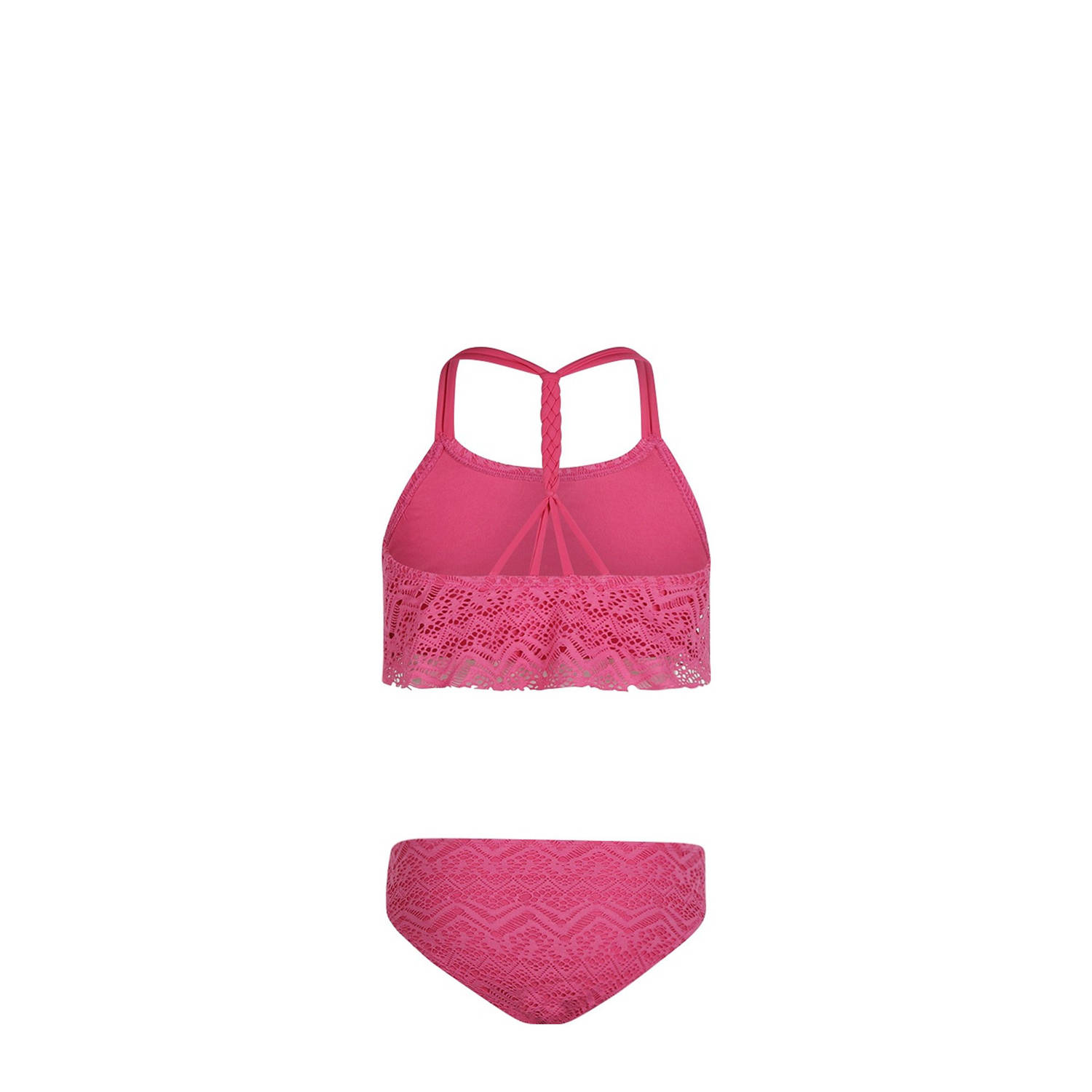 No Way Monday halter bikini roze