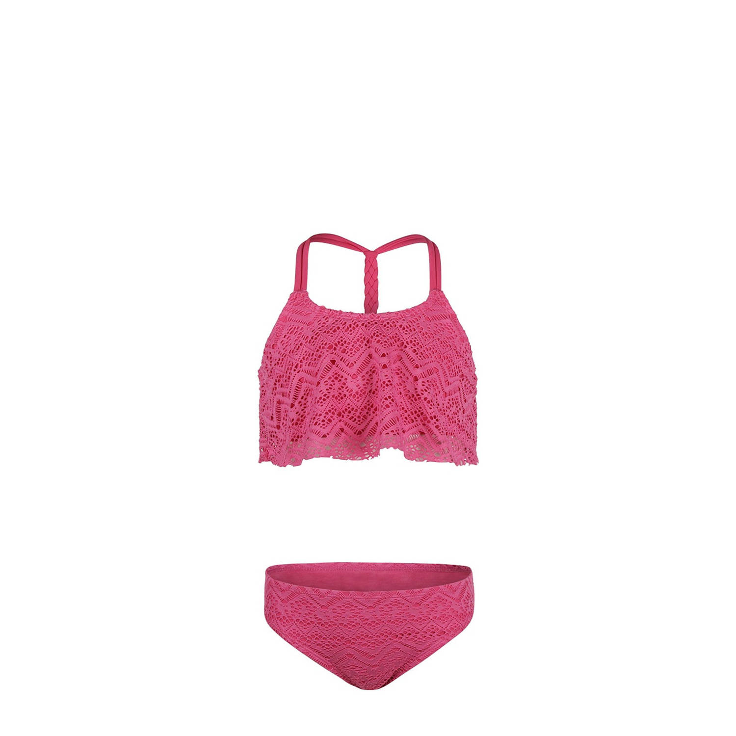 No Way Monday halter bikini roze