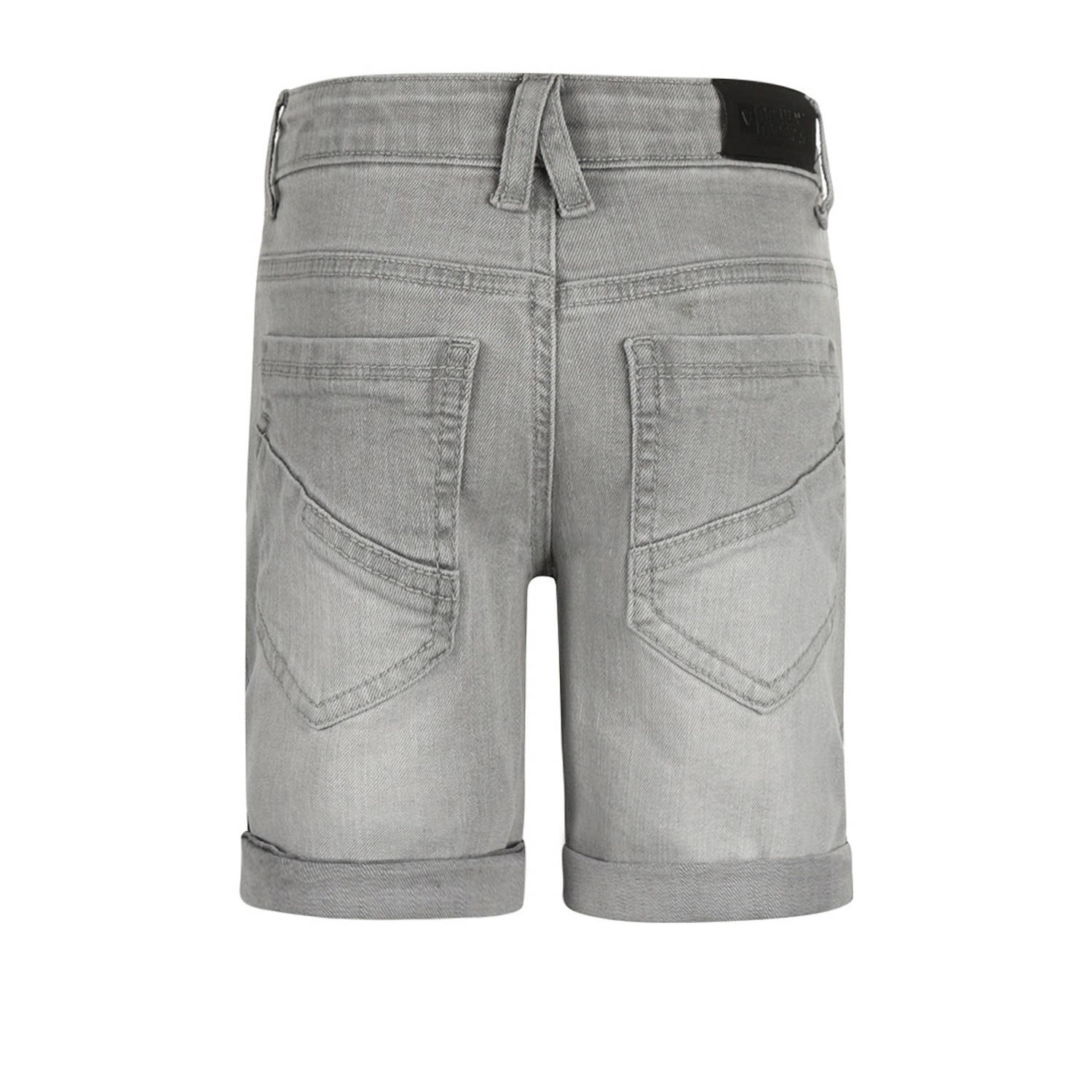 No Way Monday denim short grey denim